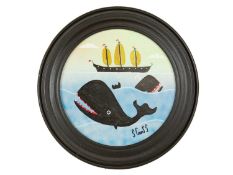 Stephen CAMPS (1957) Two Happy Whales