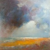 David GAINFORD (1941) Cloud Study With Beach