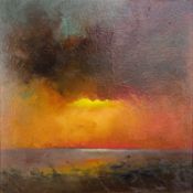 David GAINFORD (1941) Sunset Cloud Study
