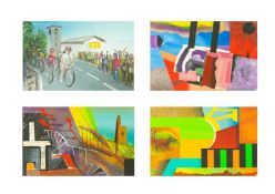 Mark BROOKS (1957-2023, Outsider Artist) Four Works