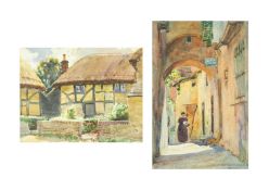 Richard Archibald RAY (1884-1968) Rue De Capucines, NIce