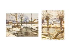 Derek Arthur EDE (1922-1983) Winter Views