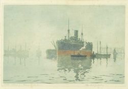 Claude Hamilton ROWBOTHAM (1864-1949) October Morning, Falmouth Harbour