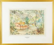 William John CAPARNE (1856-1940) Near Fingle Bridge, Dartmoor