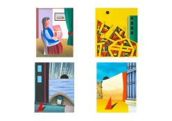 Mark BROOKS (1957-2023, Outsider Artist) Four Works