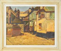 Manner of Leonard RICHMOND (1889-1965) Back Streets, St Ives