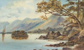 Victorian School Lake View with Hillside