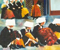 Sarah WIMPERIS (XX-XXI) Costumed Ladies, Seated