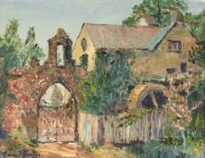 Edna D. BRIDGE (1900-1982) Waterwheel, Dunster, Somerset