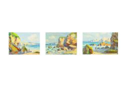 Howard BARRON (1900-1991) Three Shoreline Views