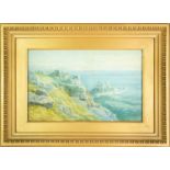Samuel Phillips JACKSON (1830-1904) Cornish Clifftop View