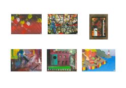 Mark BROOKS (1957-2023, Outsider Artist) Six Works