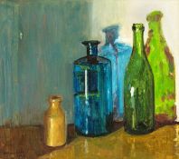 K BOUSFIELD (XX) Still Life Bottles