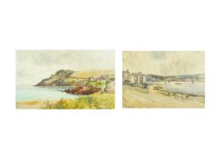 Sidney James BEER(1875-1952) Greenbank Hotel, Falmouth & Tuke's Cottage, Swanpool