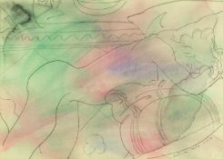 Barbara TRIBE (1913-2000) Sleeping Girl (1959)
