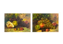 Gertrude Jameson BARNES (1865-1939) Fruit Still Lifes