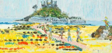 Nick URWIN (1969) Sunny St Michael's Mount