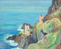 Edna D. BRIDGE (1900-1982) Mines, near St Just (Botallack Mine)