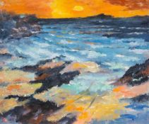 Graham EVERNDEN (1947) Sunset Bay