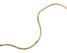 A 9k gold herringbone link 6 1/2