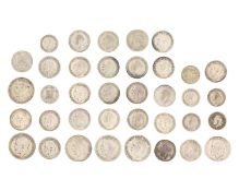 GB George V pre-1947 .500 silver coinage.