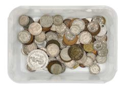 A collection of GB pre-decimal, cupro-nickel, copper and brass coinage.