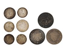 GB silver coinage - a collection of Victorian and Edward VII silver coinage.
