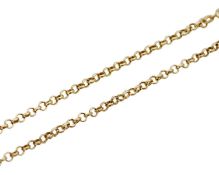A 9k gold cable link 16