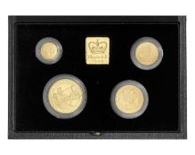 A GB 1997 Britannia Gold Proof Collection coin set.