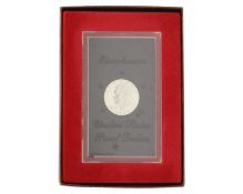 A USA 1971 Eisenhower proof dollar.