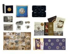 A collection of GB pre-decimal and decimal coinage.