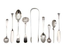 A selection of silver hallmarked flatwares.