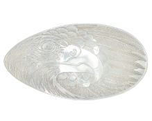 A fine modern silver caddy spoon by Malcolm Appleby MBE (1946).