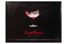 Sexy Beast (2000) British Quad, 40 x 30 inches, double-sided, rolled, Director Jonathan Glazer Starr