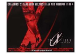 A collection of twenty one film posters, to include: The X Files (1998), British Quad, Advanced Teas