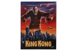 A collection of five classic movie reproduction posters, which include: Woman in the Moon (Frau Im M