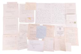 Laurence Olivier (1907-1989); Joan Plowright (1929-2025); Alec Guiness (1914-2000); and others; a sm