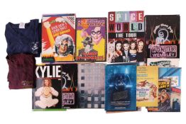 Film, theatre, music concert Souvenir Programmes; and T-shirts, 1960s-2000's - Film programmes inclu