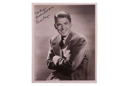 Ronald Reagan (1911-2004) American politician and Hollywood actor, black and white publicity photogr