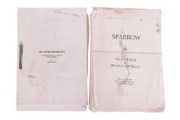 Franco Zeffirelli: Two Original Production Scripts, Tea with Mussolini (1999); and Sparrow (1993) ea