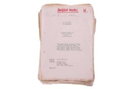 Four Original Production Scripts, annotated throughout by Script Supervisor, Angela Allen – Toscanin