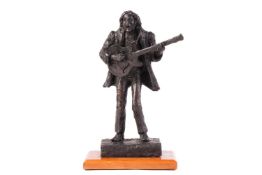The Beatles: John Somerville (British,1951-) ‘John Lennon’, limited edition sculpture – statuette mo