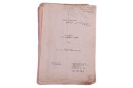 Hamlet (1990) Original Production Script, Signed by Angela Allen, and quantity of continuity and pro