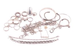 A large quantity of jewellery; to include a Vivienne Westwood bracelet and a Clocks and Colours ring