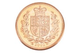 A 2020 Queen Elizabeth II Golden Jubilee sovereign, boxed with certificate.