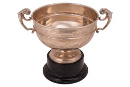 A silver East Surrey Regimental Challenge Cup, hallmarked Sheffield 1908, by Lee & Wigfull, the 