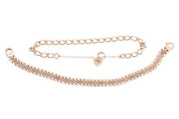 Two 9ct gold bracelets; to include a three-toned brick link chain bracelet, alternating with yellow,