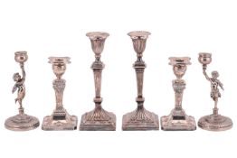 A pair of Victorian silver 