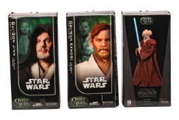 A Star Wars Sideshow Collectibles Order of the Jedi Qui-Gon Jinn 1:6 Scale Figure, unopened and in o