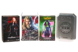 A Marvel Avengers Endgame Hot Toys 'Thor', 1:6 scale, MMS557, in original box and outer carton, toge